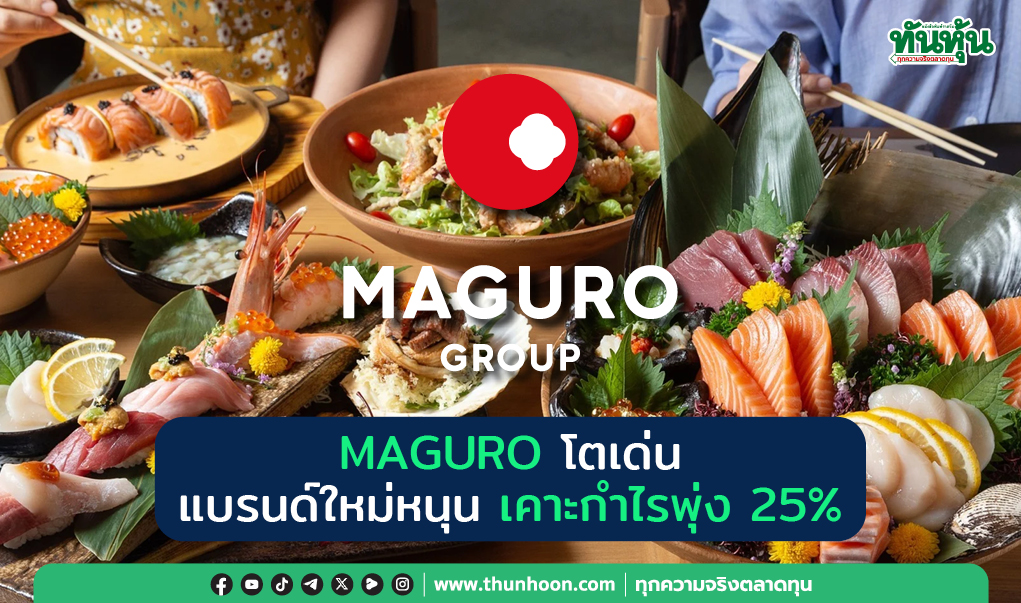 MAGURO โตเด่น  แบรนด์ใหม่หนุน เคาะกำไรพุ่ง 25%